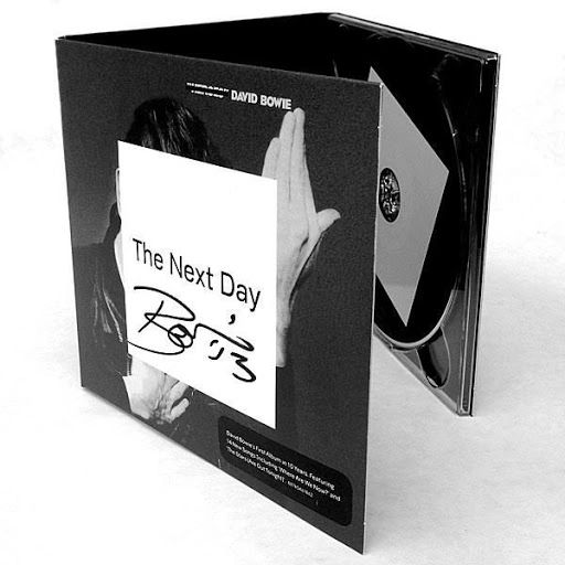 The Next Day signed vinyl sleeve